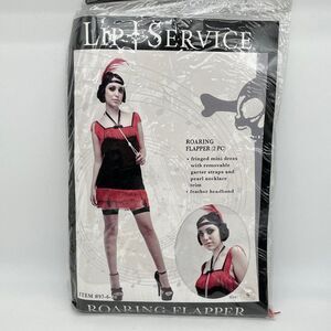 New Lip Service Roaring Flapper Costume - Size S